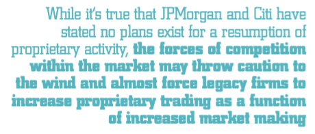 While it's true that JPMorgan...